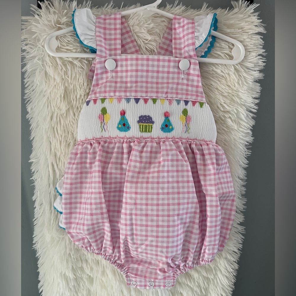 Birthday bubble romper